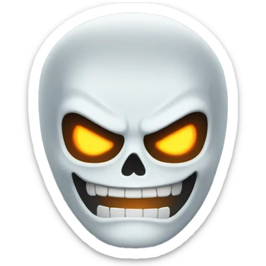 ghost-rider face sticker