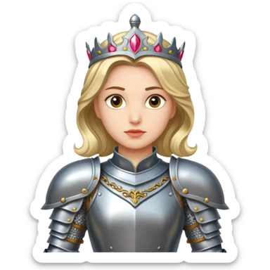Renaissance princess knight sticker