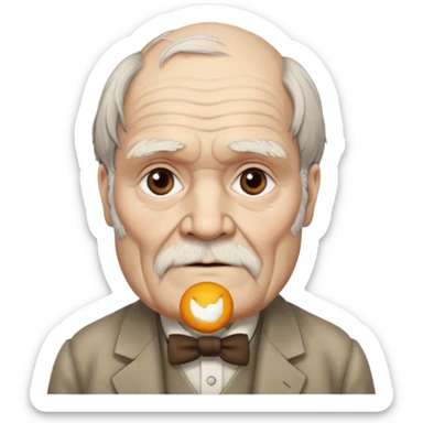 Charles darwin old sticker