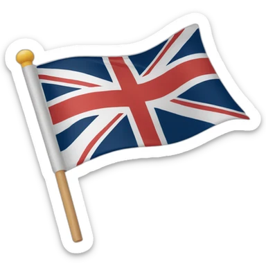 Waving-flag-of-England sticker