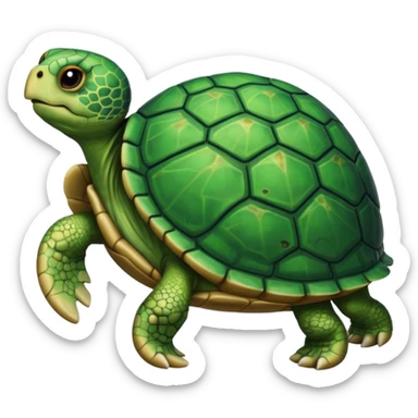 très vieille tortue sticker