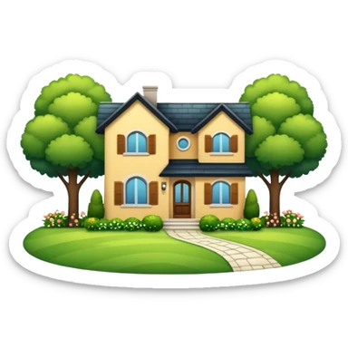 nice house sticker
