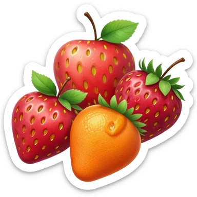 Candy-Coated Fruits sticker