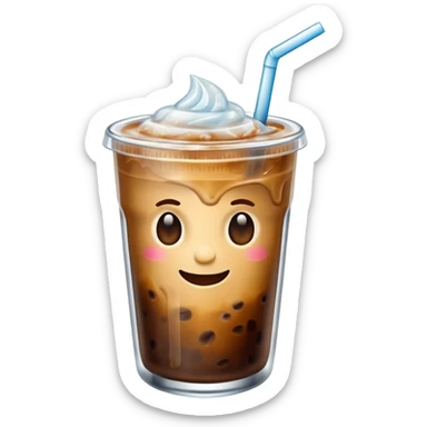 Une Tasse de cafe Givrée  sticker