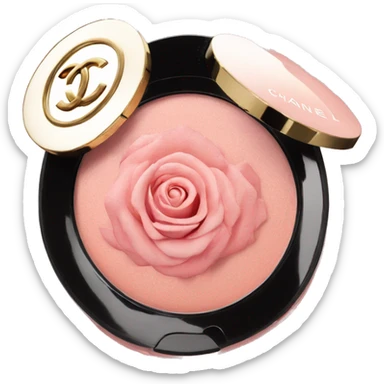 chanel blush rose initial 72 sticker