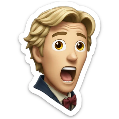 the fourteenth doctor screaming sticker
