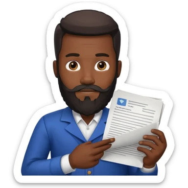 document american id blackman fullbeard sticker