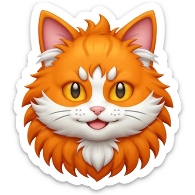 goku cat emoji sticker