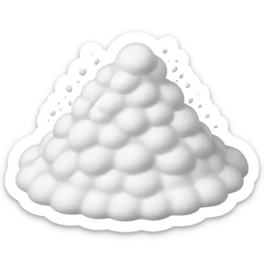 White powder sticker