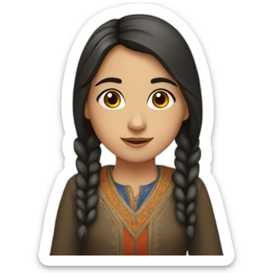 armenian girl sticker