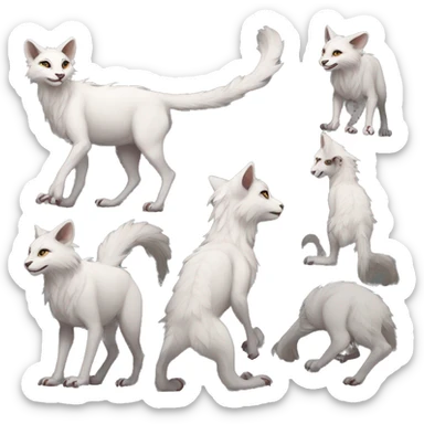 Modern Realistic Rare Fantasy Vernid-Trico-species by LiLaiRa full body sticker