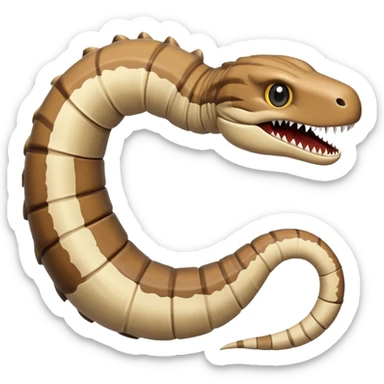 giant sandworm from Dune sticker