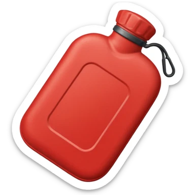 hot water bottle sticker