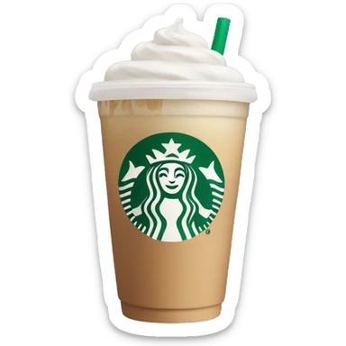 Asthetic Starbucks drink sticker