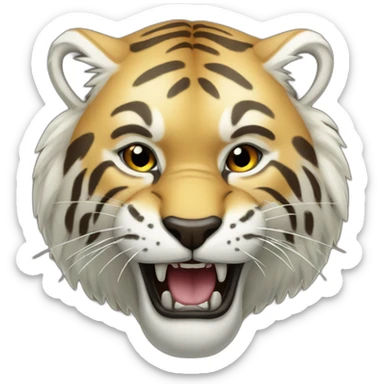 Sabertooth tiger sticker