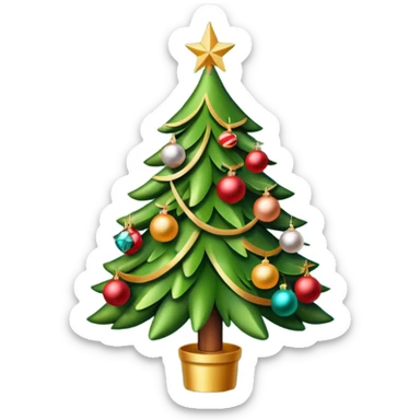 arbol de navidad sticker