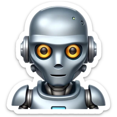 bot in a house sticker