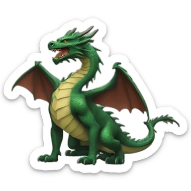 idea in my head = dragon sticker