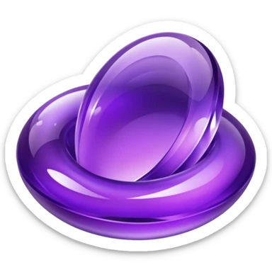cristal violet sticker