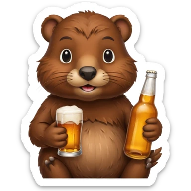 Beavers Drink Beer
 sticker