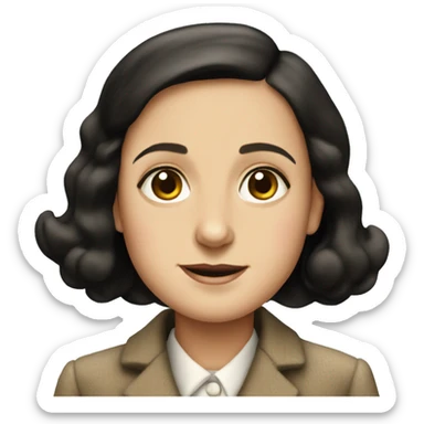 Anne Frank sticker