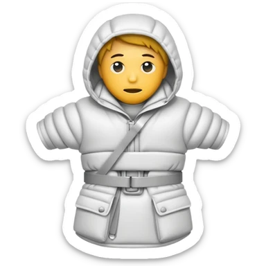 Straitjacket sticker