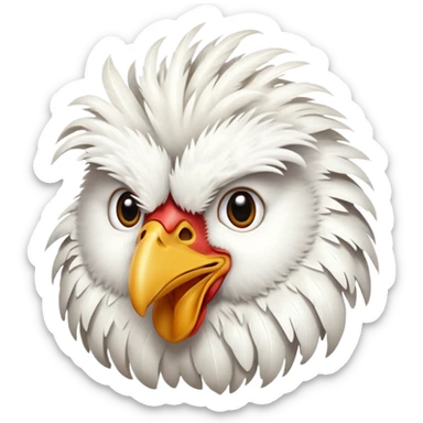 Chicken with a level 10 gust sticker