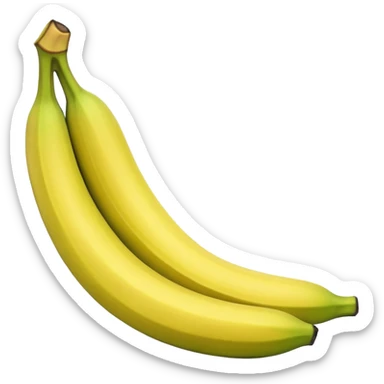 Fresh greenGreeN banana sticker