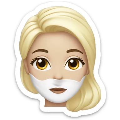 Skincare sticker