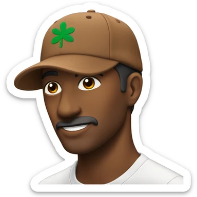 Brown NY dad cap sticker