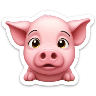 Piglet Sad sticker