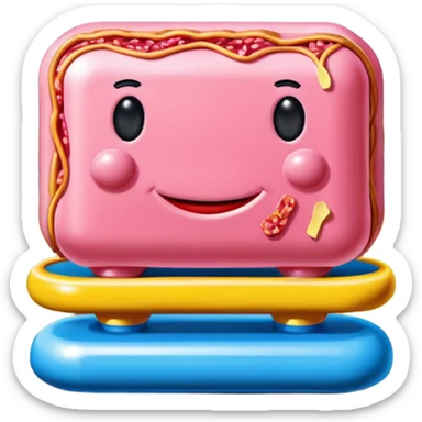  SPAM meat jeff koons style sculpture art french landscape  sticker