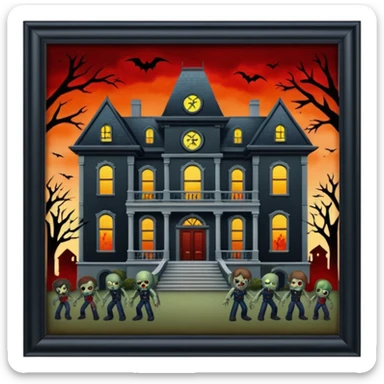 Resident Evil game sticker