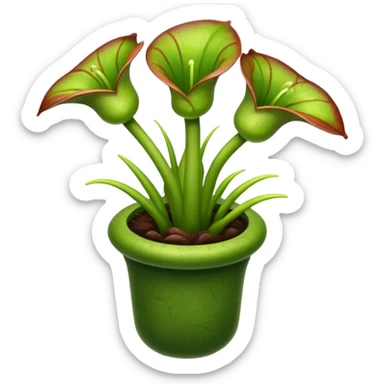  planta carnivora sticker