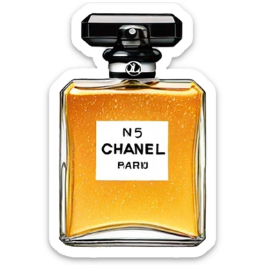 Chanel no5 parfume sticker