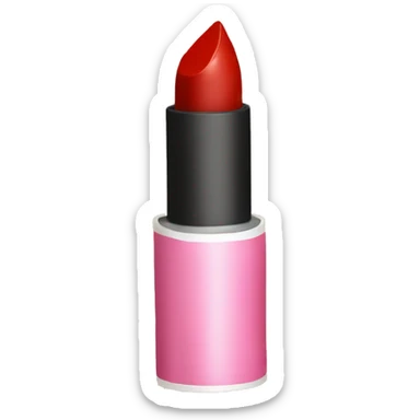 Lipstick on paper sticker