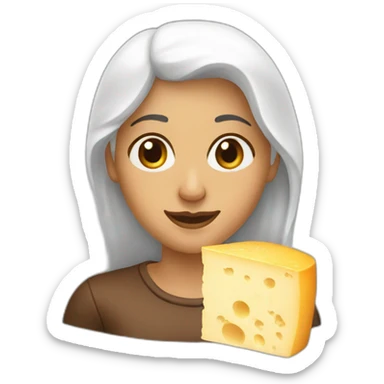 faina de queso sticker