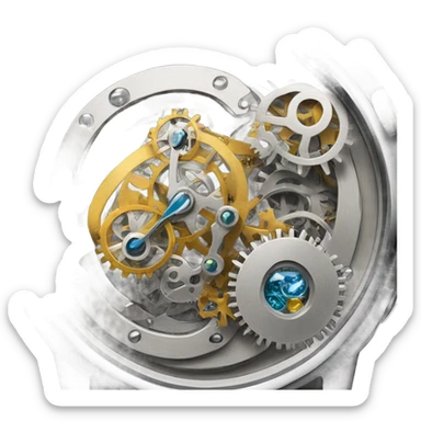 microscope looking at a watch sticker