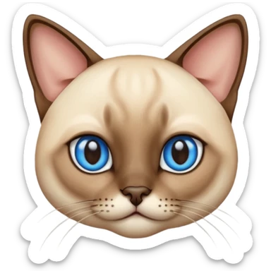 Siamkatze sticker