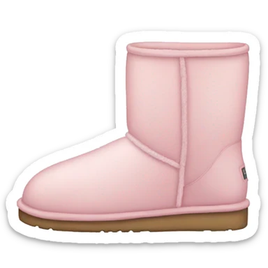 light pink uggs sticker