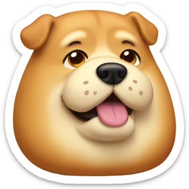 fat dog bread sticker