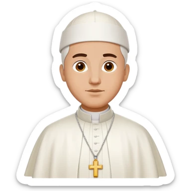 Pope Leo in Abu Dhabi  sticker