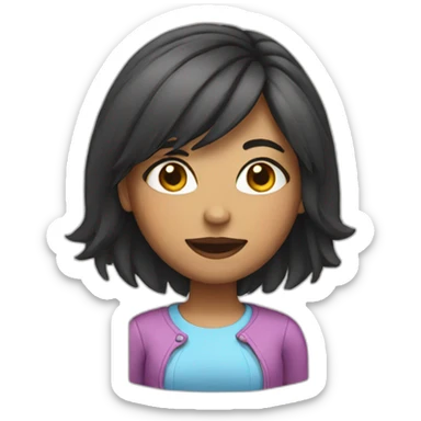 tv girl emoji sticker
