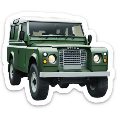 land rover 110 sticker