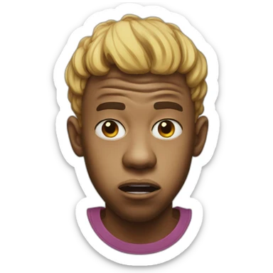 angry tyler the creator sticker