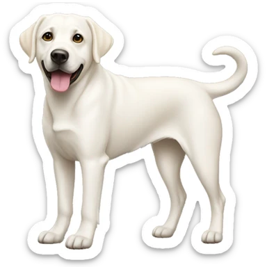 white lab sticker