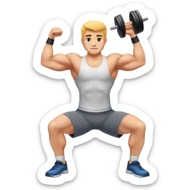 Workout sticker