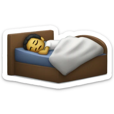 Persona dormida  sticker