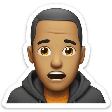 stressed out, buzzed sticker