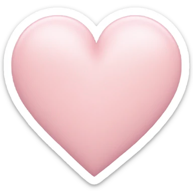 pastel pink heart sticker